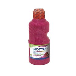 Témpera líquida Giotto Gliter - 250 ml - Color magenta