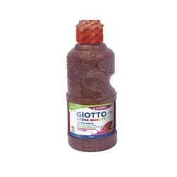 Témpera líquida Giotto Gliter - 250 ml - Color marrón