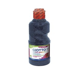Témpera líquida Giotto Gliter - 250 ml - Color azul ultramar