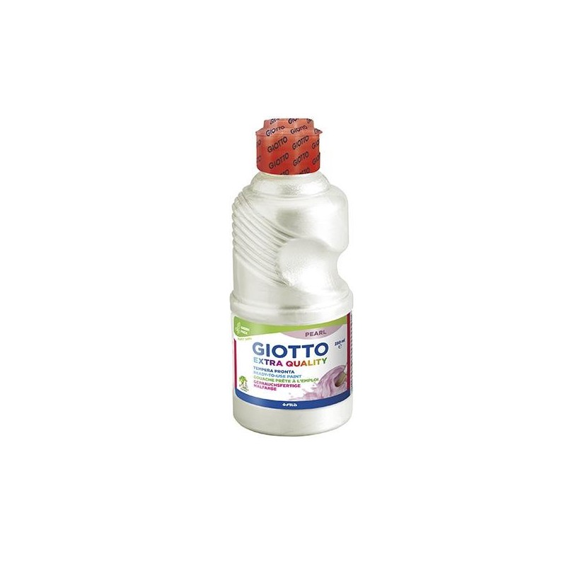 Témpera líquida Giotto Pearl - 250 ml - Color blanco