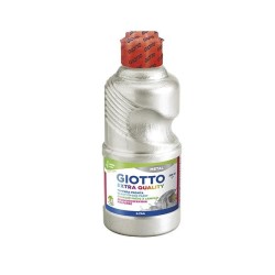 Témpera líquida Giotto Metal - 250 ml - Color plata