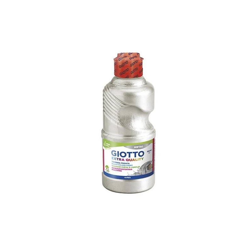 Témpera líquida Giotto Metal - 250 ml - Color plata Témpera líquida Giotto Metal - 250 ml - Color plata