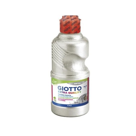 Témpera líquida Giotto Metal - 250 ml - Color plata
