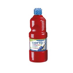 Pintura acrílica Giotto - 500 ml - Color rojo