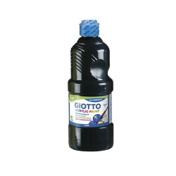 Pintura acrílica Giotto - 500 ml - Color negro