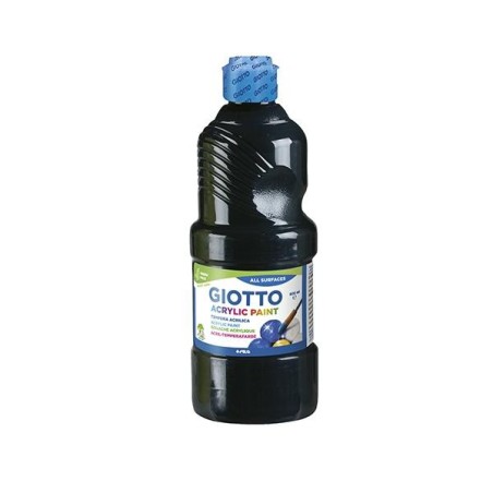 Pintura acrílica Giotto - 500 ml - Color negro