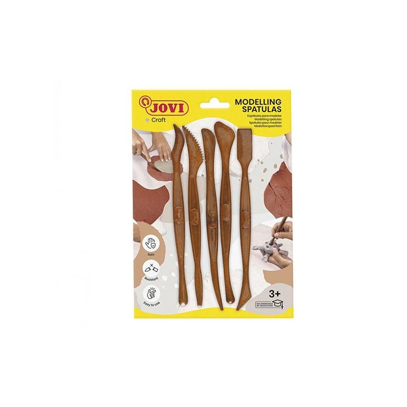 Moldeador para plastilina Jovi - Plástico - Pack 5 ud Moldeador para plastilina Jovi - Plástico - Pack 5 ud