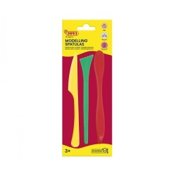 Moldeador para plastilina Jovi - Plástico - Pack 3 ud - Colores surtidos