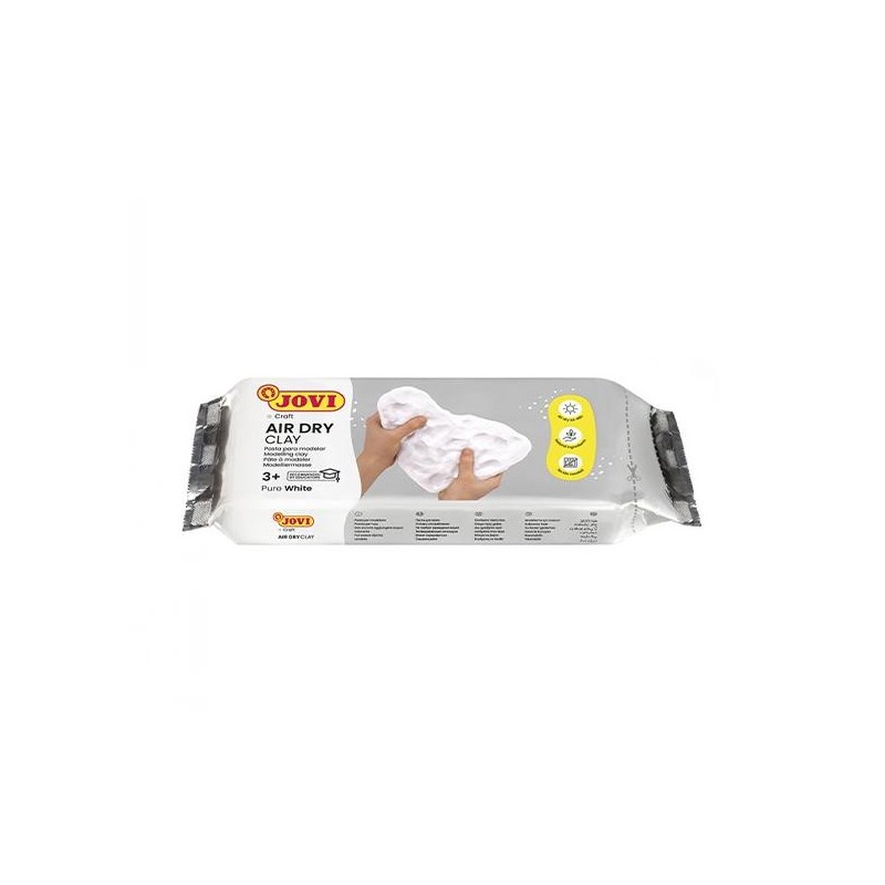 Pasta para modelar Jovi - 500 g - Color blanco