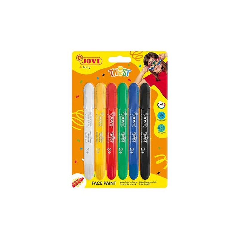 Maquillaje en stick Jovi Twist - Colores surtidos - Pack 6 ud Maquillaje en stick Jovi Twist - Colores surtidos - Pack 6 ud