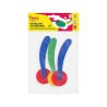 Cortador para plastilina Jovi - Plástico - Colores surtidos - Pack 3 ud