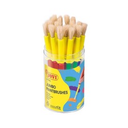 Pincel escolar Jovi - Pelo de cerda - Mediano - Colores surtidos