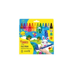 Rotulador Jovi Maxi - 5,8 mm - Colores surtidos - Estuche 12 ud