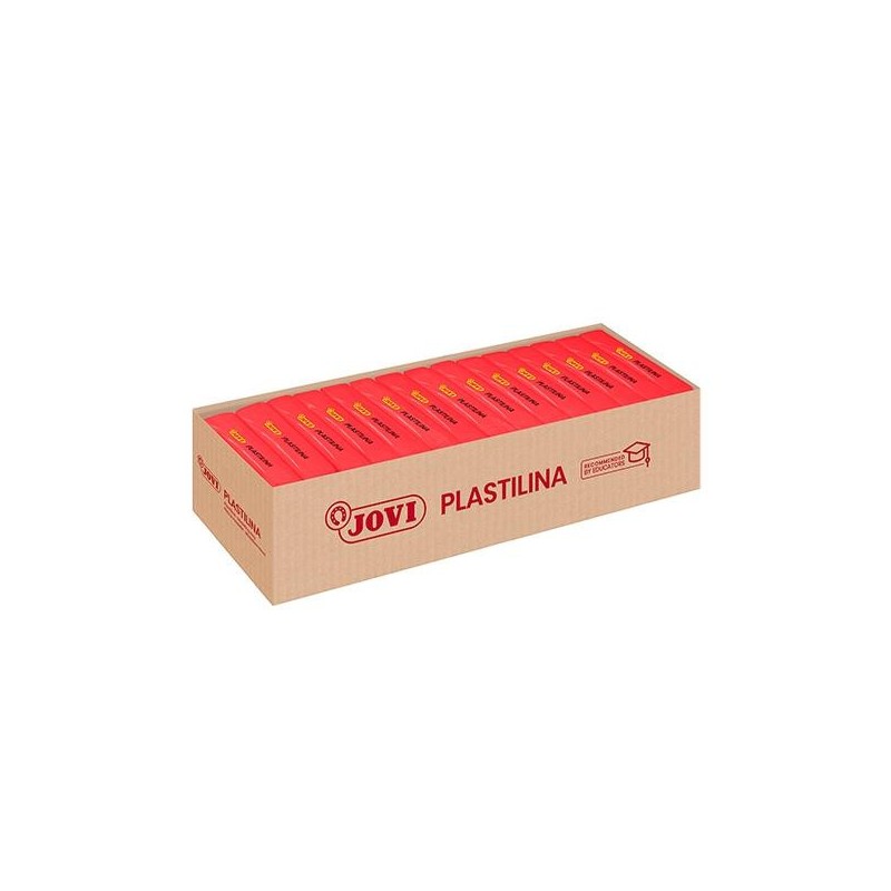 Plastilina Jovi - 350 g - Color rojo Plastilina Jovi - 350 g - Color rojo