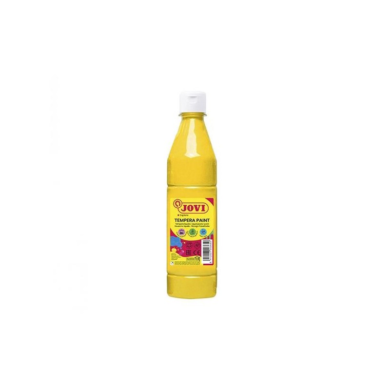 Témpera líquida Jovi - 500 ml - Color amarillo