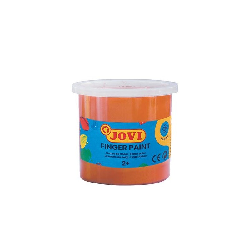 Pintura de dedos Jovi - 125 ml - Color naranja