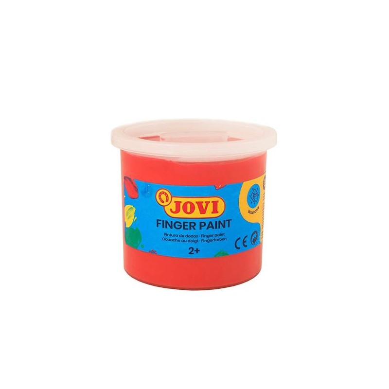 Pintura de dedos Jovi - 125 ml - Color rojo Pintura de dedos Jovi - 125 ml - Color rojo
