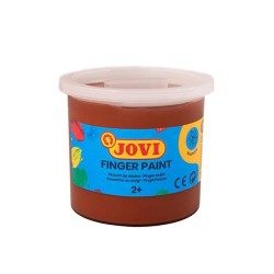 Pintura de dedos Jovi - 125 ml - Color marrón