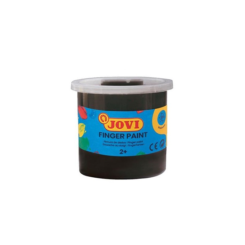 Pintura de dedos Jovi - 125 ml - Color negro Pintura de dedos Jovi - 125 ml - Color negro