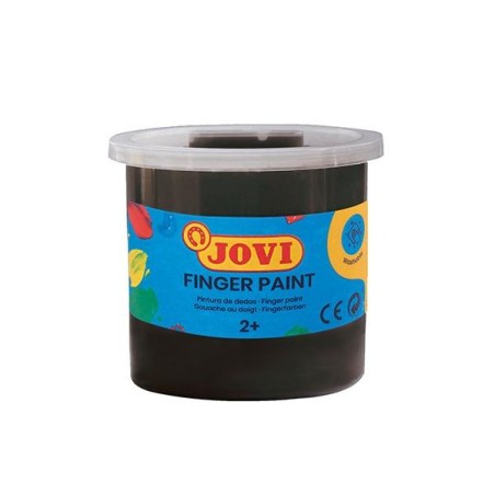 Pintura de dedos Jovi - 125 ml - Color negro