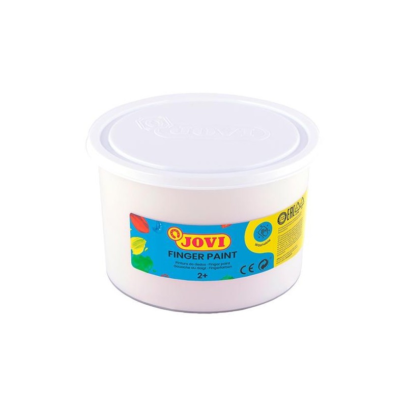 Pintura de dedos Jovi - 500 ml - Color blanco Pintura de dedos Jovi - 500 ml - Color blanco