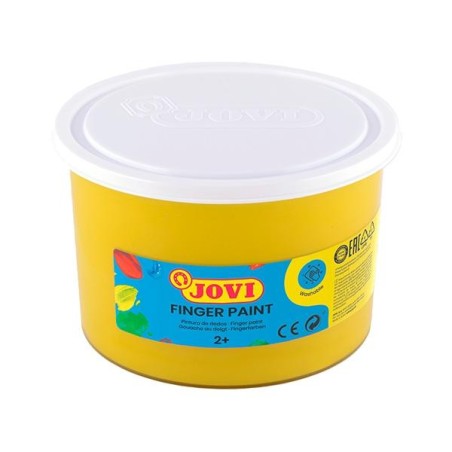 Pintura de dedos Jovi - 500 ml - Color amarillo