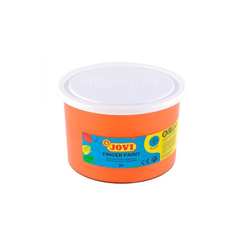 Pintura de dedos Jovi - 500 ml - Color naranja Pintura de dedos Jovi - 500 ml - Color naranja