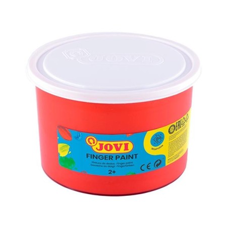 Pintura de dedos Jovi - 500 ml - Color rojo