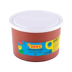 Pintura de dedos Jovi - 500 ml - Color marrón