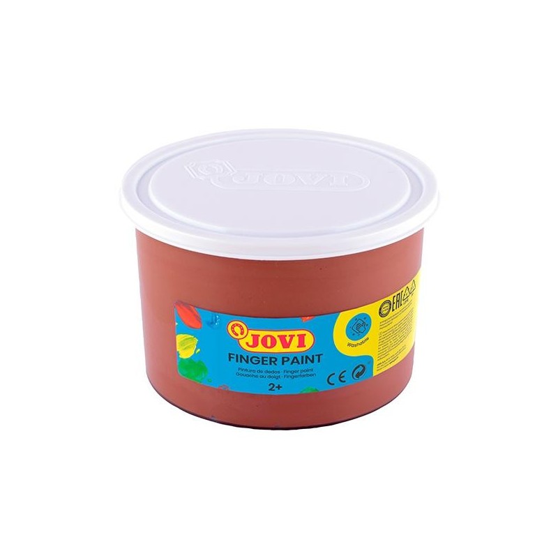 Pintura de dedos Jovi - 500 ml - Color marrón Pintura de dedos Jovi - 500 ml - Color marrón
