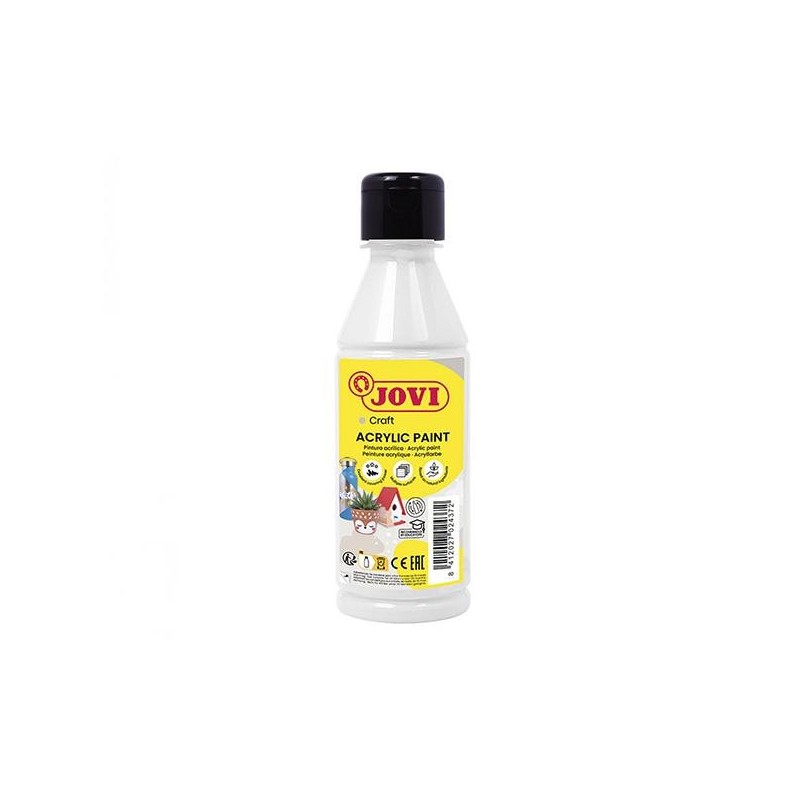 Pintura multisuperficie Jovidecor Acryl - 250 ml - Color blanco Pintura multisuperficie Jovidecor Acryl - 250 ml - Color blanco