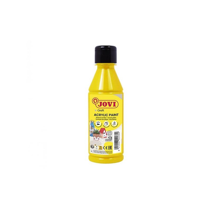 Pintura multisuperficie Jovidecor Acryl - 250 ml - Color amarillo