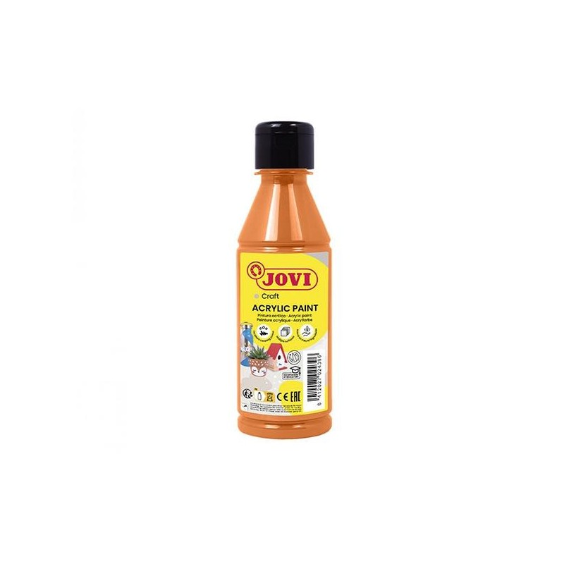 Pintura multisuperficie Jovidecor Acryl - 250 ml - Color naranja