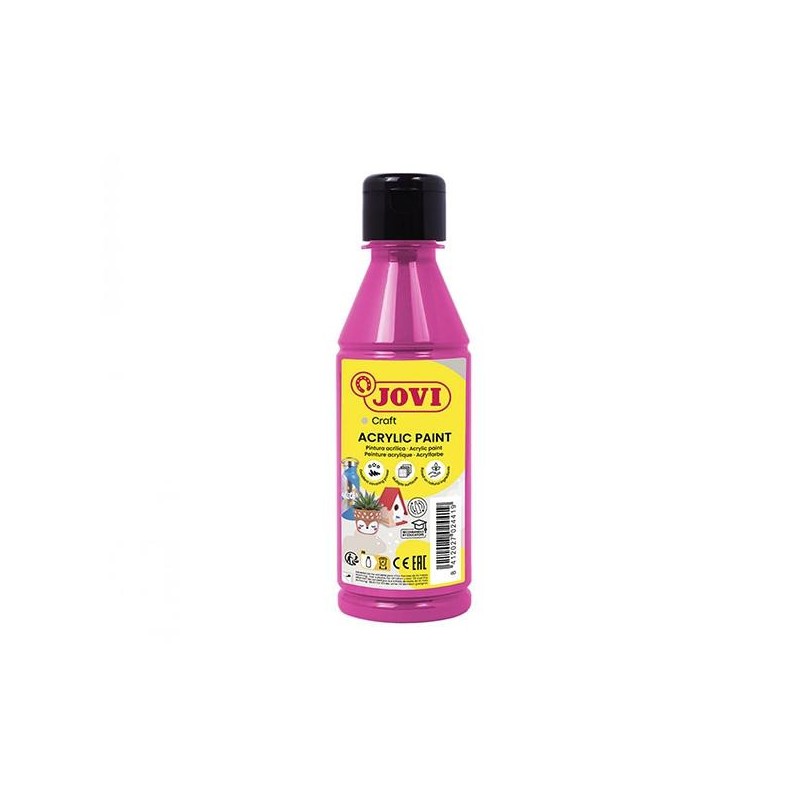 Pintura multisuperficie Jovidecor Acryl - 250 ml - Color magenta