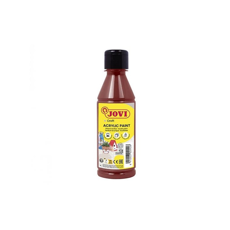 Pintura multisuperficie Jovidecor Acryl - 250 ml - Color marrón Pintura multisuperficie Jovidecor Acryl - 250 ml - Color marrón