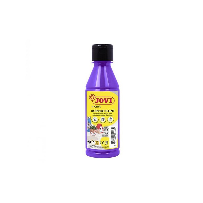 Pintura multisuperficie Jovidecor Acryl - 250 ml - Color violeta