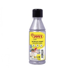 Pintura multisuperficie Jovidecor Acryl - 250 ml - Color plata