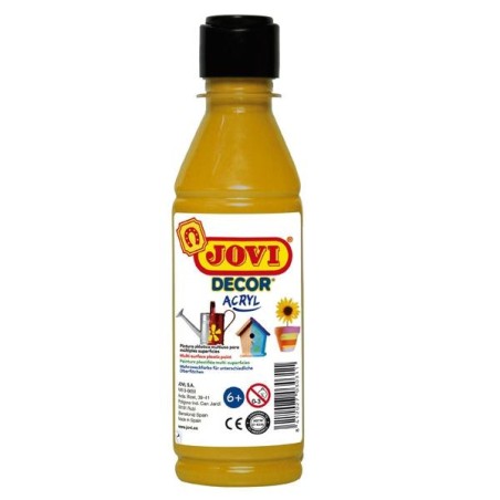 Pintura multisuperficie Jovidecor Acryl - 250 ml - Color oro