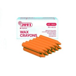 Ceras duras Jovicolor - Color naranja - Caja 12 ud
