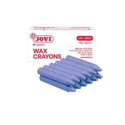 Ceras duras Jovicolor - Color lila - Caja 12 ud