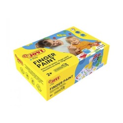 Pintura de dedos Jovi - 125 ml - Colores surtidos - Caja 6 ud
