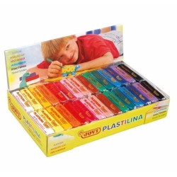 Plastilina Jovi - 50 g - Colores surtidos - Caja 30 ud