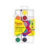 Acuarelas Jovi - 22 mm - Colores surtidos - Estuche 12 ud - Incluye pincel