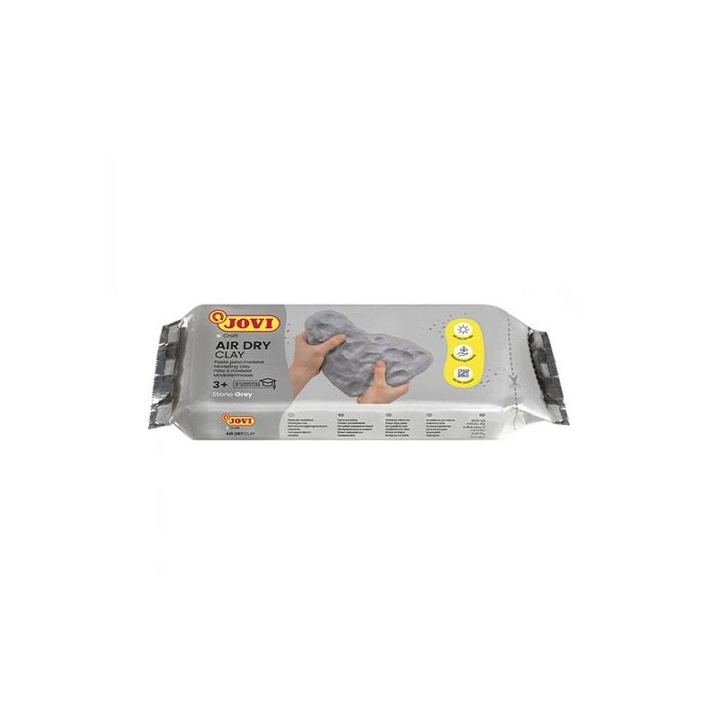 Pasta para modelar Jovi - 500 g - Color gris Pasta para modelar Jovi - 500 g - Color gris