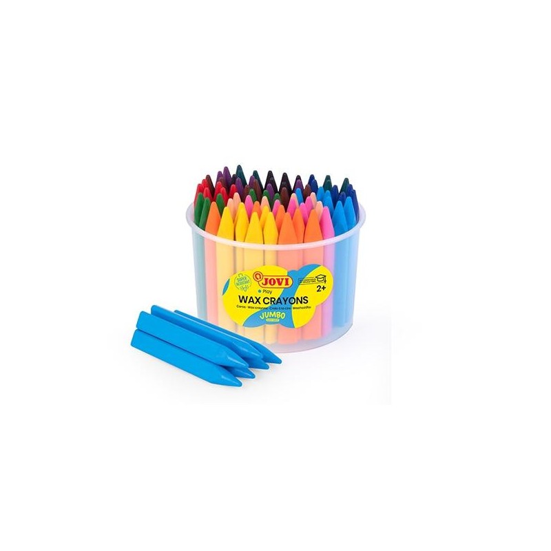 Ceras Jovicolor Triwax - Colores surtidos - Bote 72 ud Ceras Jovicolor Triwax - Colores surtidos - Bote 72 ud