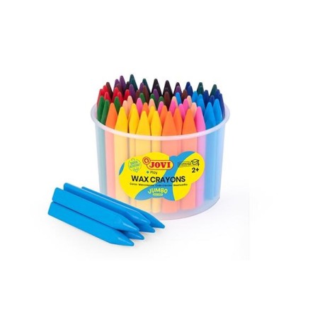 Ceras Jovicolor Triwax - Colores surtidos - Bote 72 ud
