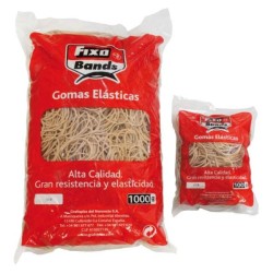 Gomas elásticas Fixo - 1,5 mm x 4 cm - Bolsa 100 g