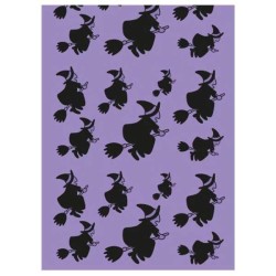 Bolsa para disfraz decorada Fixo Kids - Bruja - 65 x 90 cm - Pack 5 ud