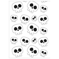 Bolsa para disfraz decorada Fixo Kids - Calavera - 65 x 90 cm - Pack 5 ud