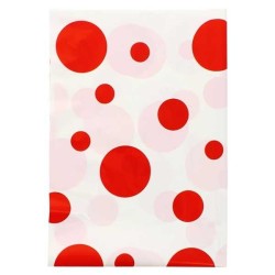 Bolsa para disfraz decorada Fixo Kids - Topos rojos - 56 x 70 cm - Pack 25 ud
